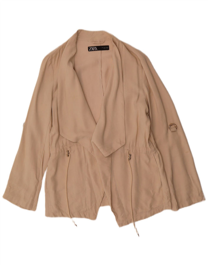 Giubbotto bomber oversize da donna Zara UK 10 piccolo beige