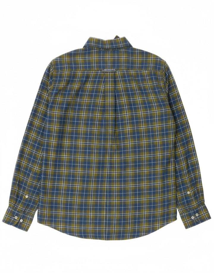 Murphy & Nye Camicia da uomo in flanella da uomo, grande cotone a quadri verdi