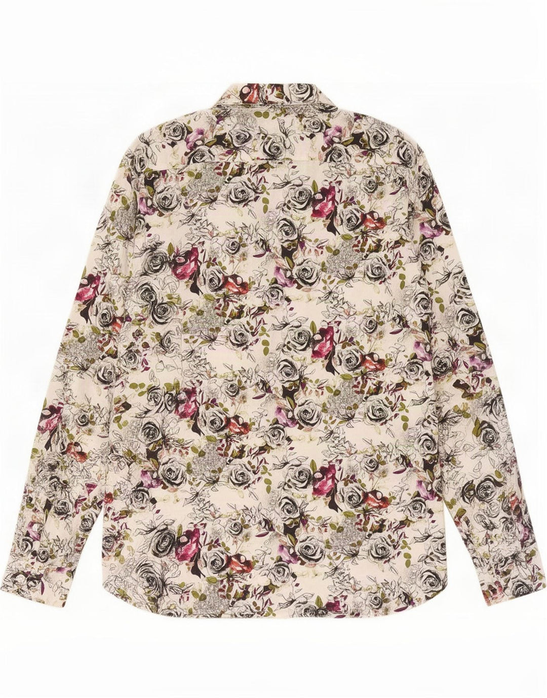 Camicia da uomo Ted Baker taglia 5 XL floreale bianca