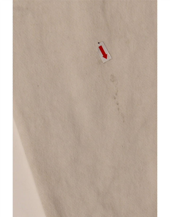 Jeans affusolati a vita alta effetto vissuto ZARA per ragazze 13-14 anni W28 L22 Bianco