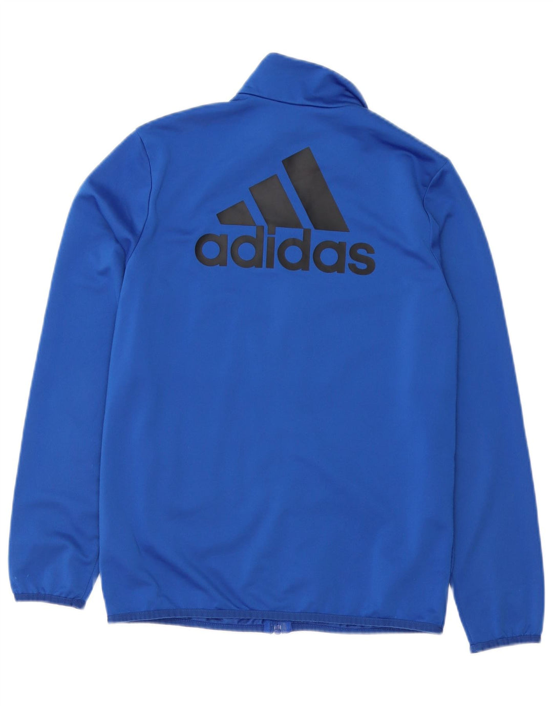 Giacca da ginnastica grafica da ragazzo Adidas 13-14 anni in poliestere blu