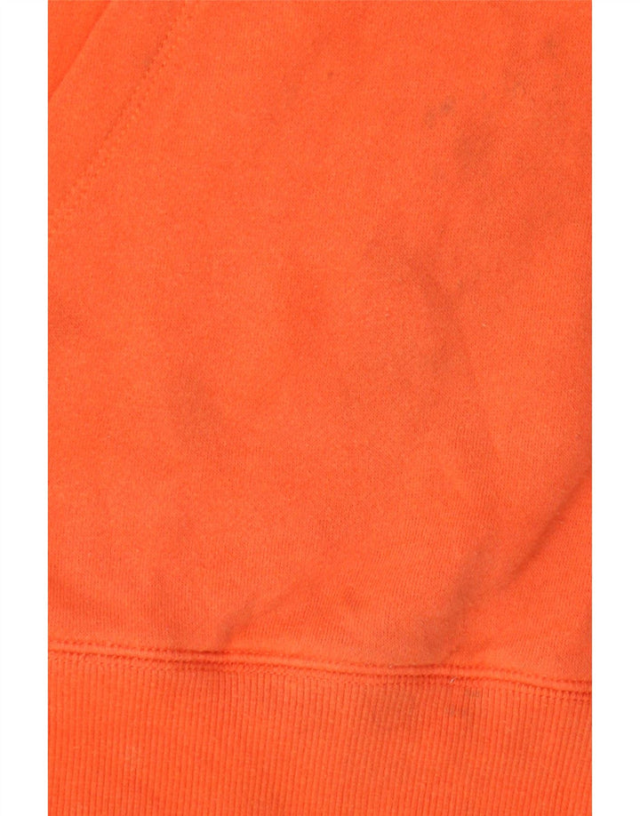 Felpa con cappuccio grafica da bambino Volcom 9-10 anni in cotone arancione medio
