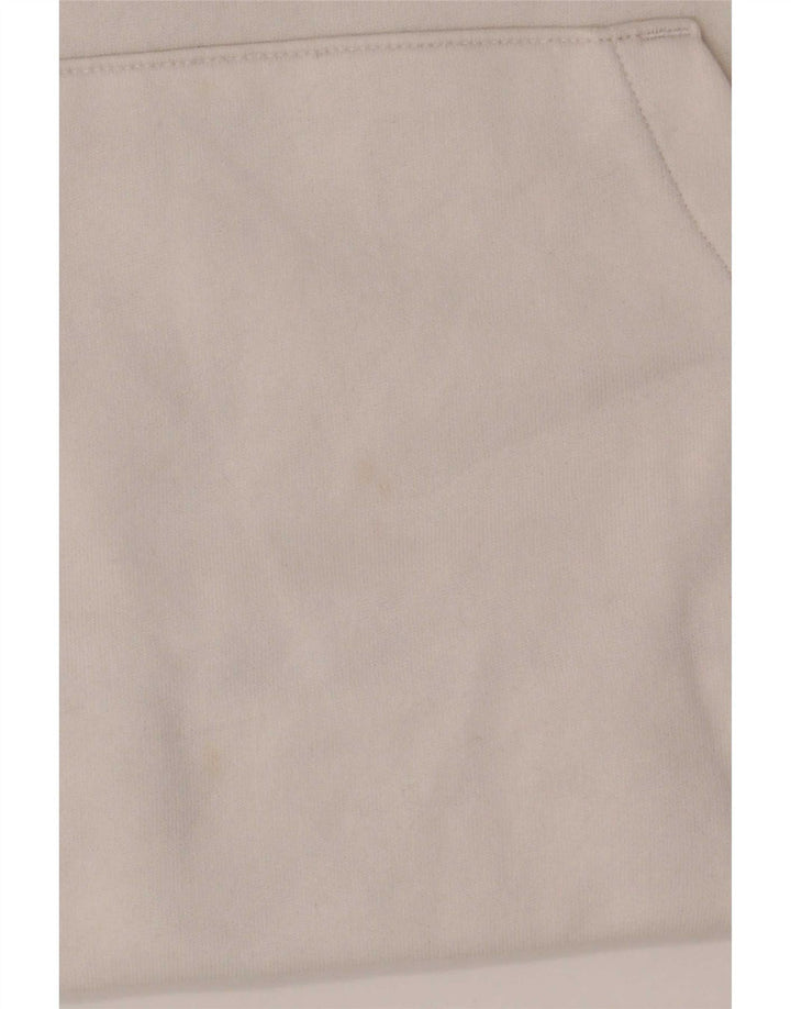 Felpa con cappuccio oversize grafica da donna Puma UK 14 cotone bianco medio