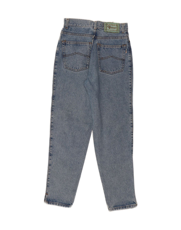 CASUCCI Womens High Waist Jeans IT 44 Medium W28 L28 Blue