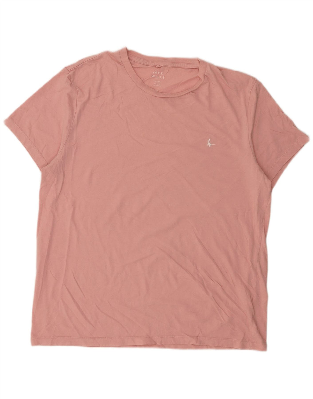 JACK WILLS T-shirt da uomo Top XL in cotone rosa