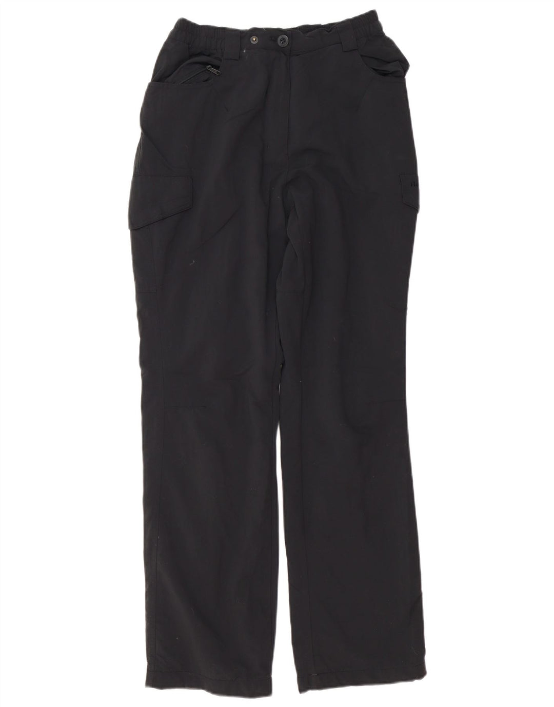 Pantaloni cargo dritti da donna Rohan piccoli W27 L30 neri in poliammide