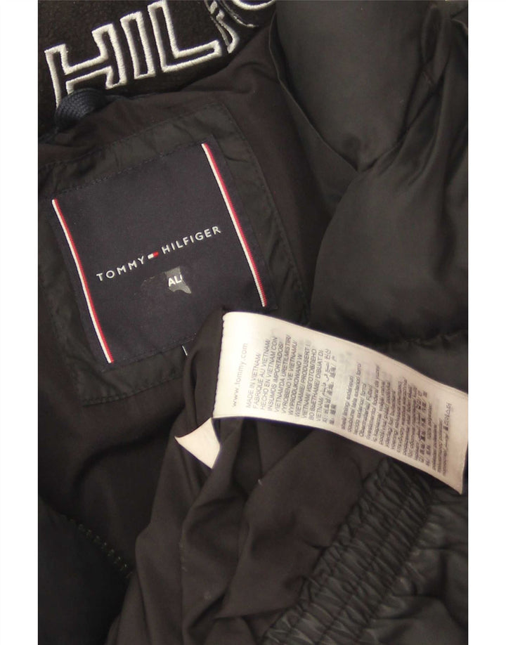 Giacca imbottita da bambino Tommy Hilfiger 13-14 anni in poliestere nero