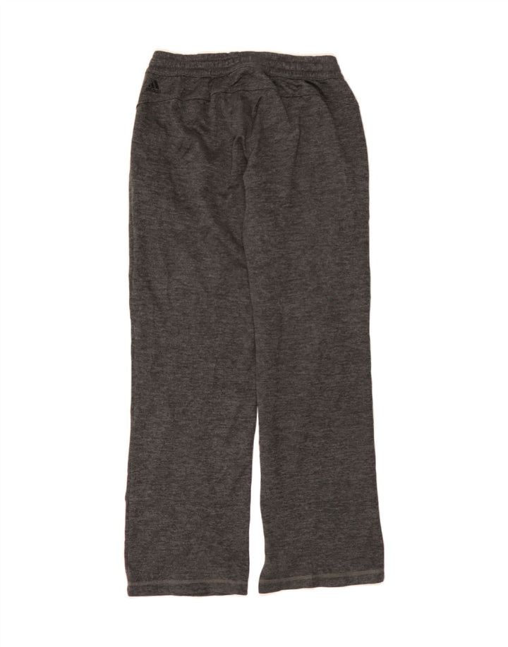ADIDAS Womens Tracksuit Trousers UK 8/10 Small  Grey Flecked Polyester Vintage Adidas and Second-Hand Adidas from Messina Hembry 
