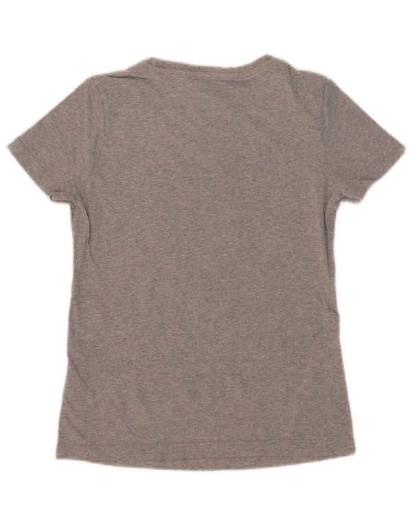 T-shirt grafica da donna Adidas Top UK 12/14 Cotone grigio medio