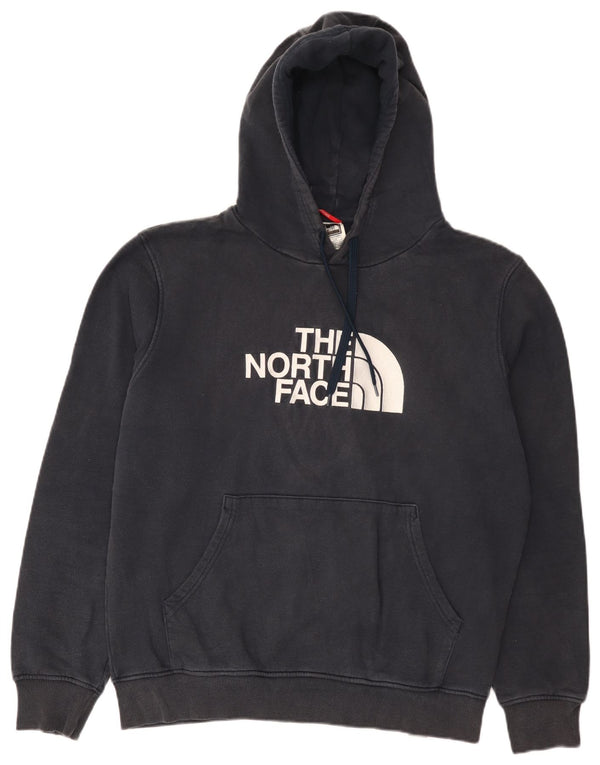 Felpa con cappuccio grafica da uomo The North Face grande in cotone blu navy