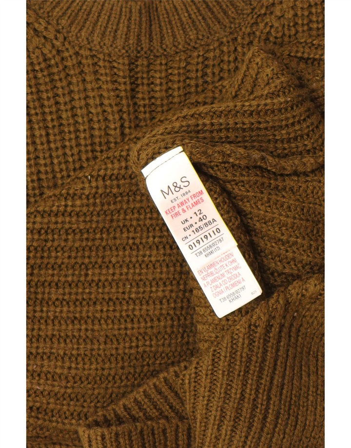 Canotta da donna Marks & Spencer UK 12 Acrilico kaki medio