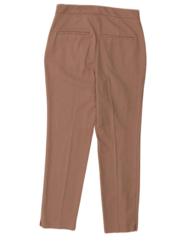 Pantaloni chino slim da donna Zara EU 34 2XS W24 L25 poliestere marrone