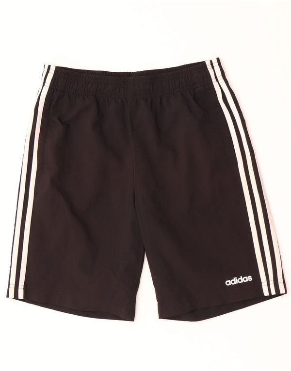 Pantaloncini sportivi Adidas da ragazzo 15-16 anni in poliestere nero