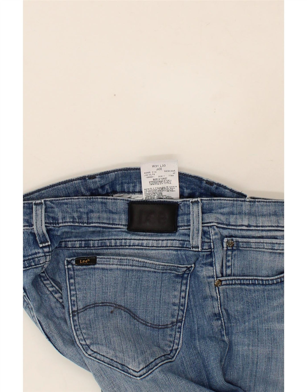 LEE Womens Jade Straight Jeans W31 L28 Blue Cotton Vintage Lee and Second-Hand Lee from Messina Hembry 