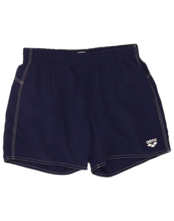 Pantaloncini sportivi da uomo Arena medi in nylon blu navy