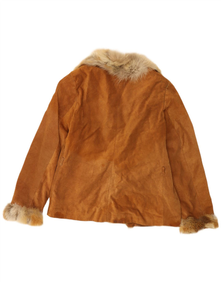 Giacca Donna Scamosciata Conbipel IT 48 XL Pelle Beige