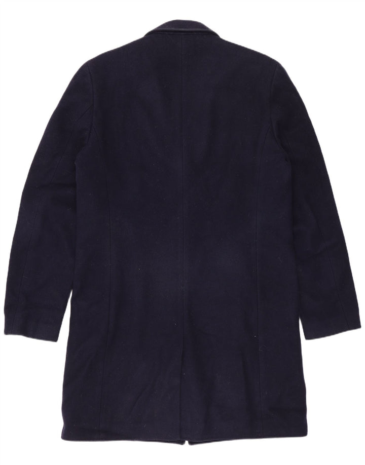 Cappotto da uomo Jigsaw UK 38 medio in lana blu navy
