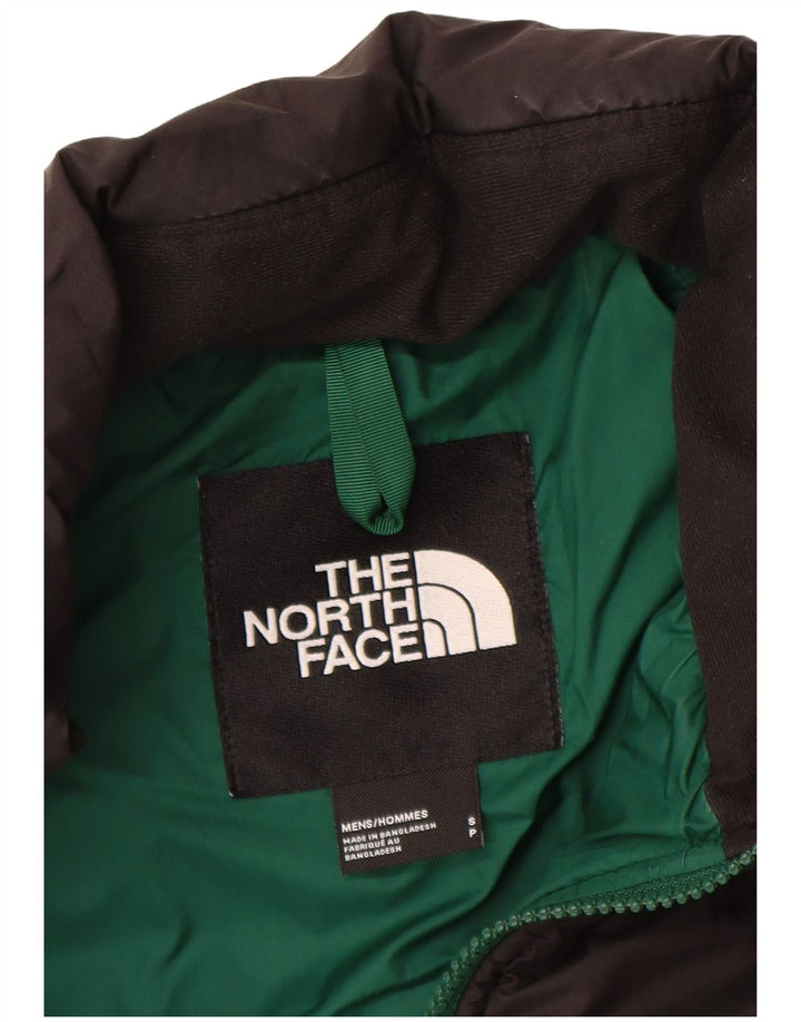 THE NORTH FACE Giacca imbottita da uomo UK 36 Small Verde Colorblock Nylon