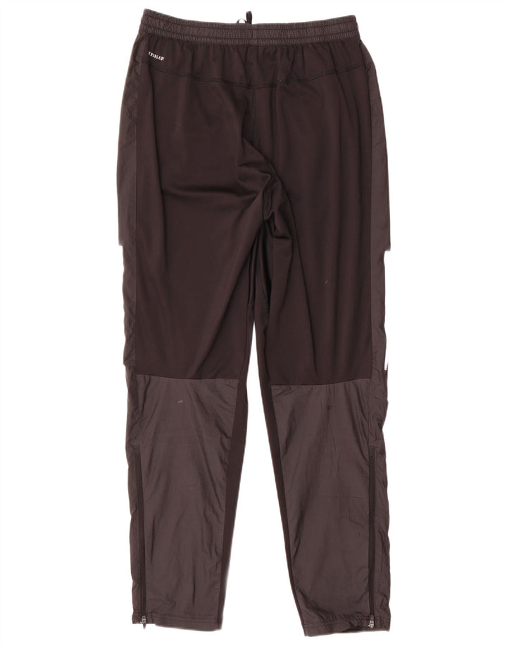 Pantaloni da tuta Adidas Aeroready da uomo in poliestere color block medio nero