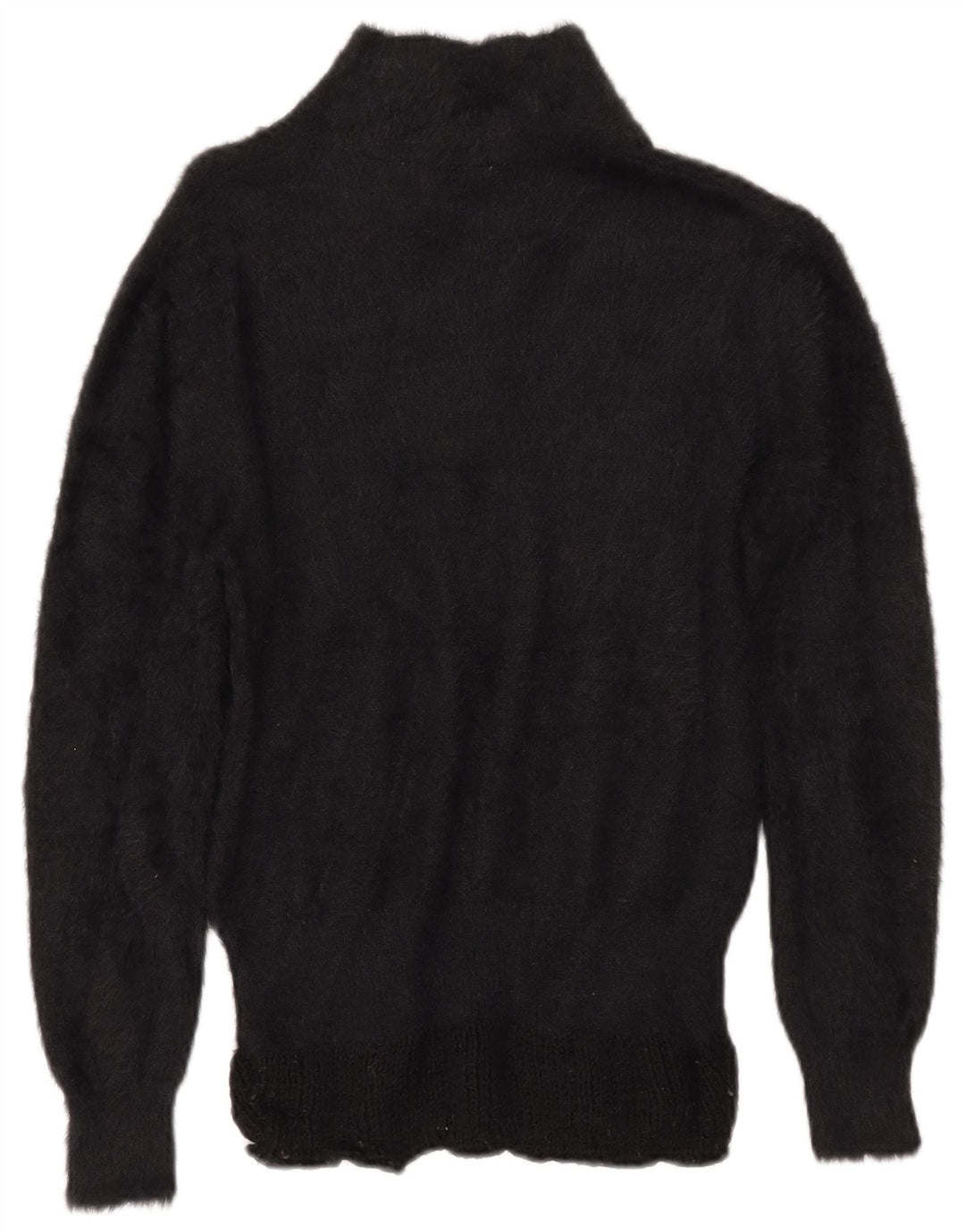 Maglione ZARA da donna con collo alto UK 14 medio nero