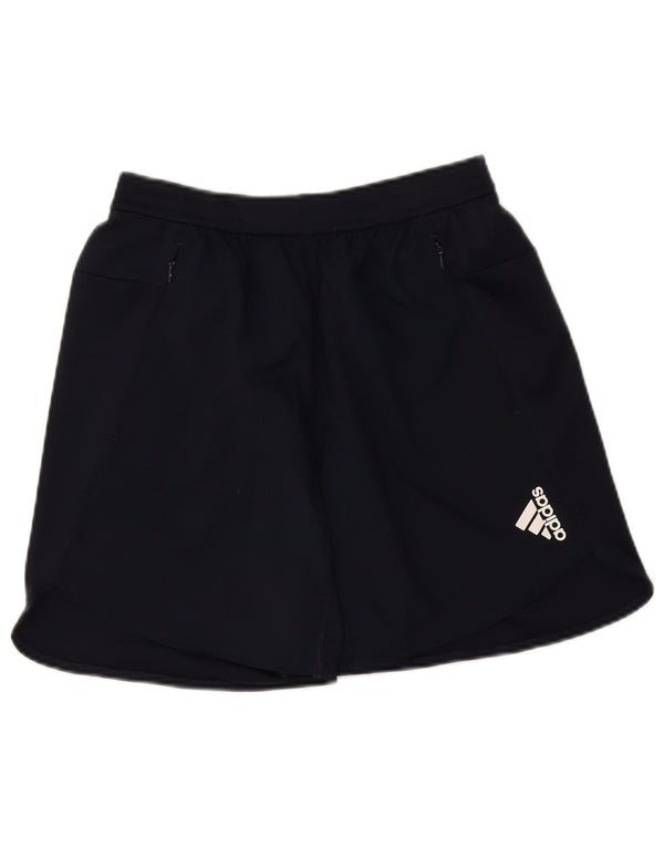 Pantaloncini sportivi Adidas Aeroready da uomo piccoli in poliestere blu navy
