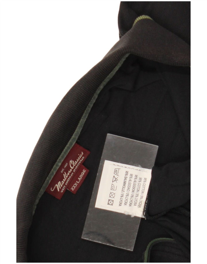 Polo da uomo Marlboro Classics 3XL cotone nero