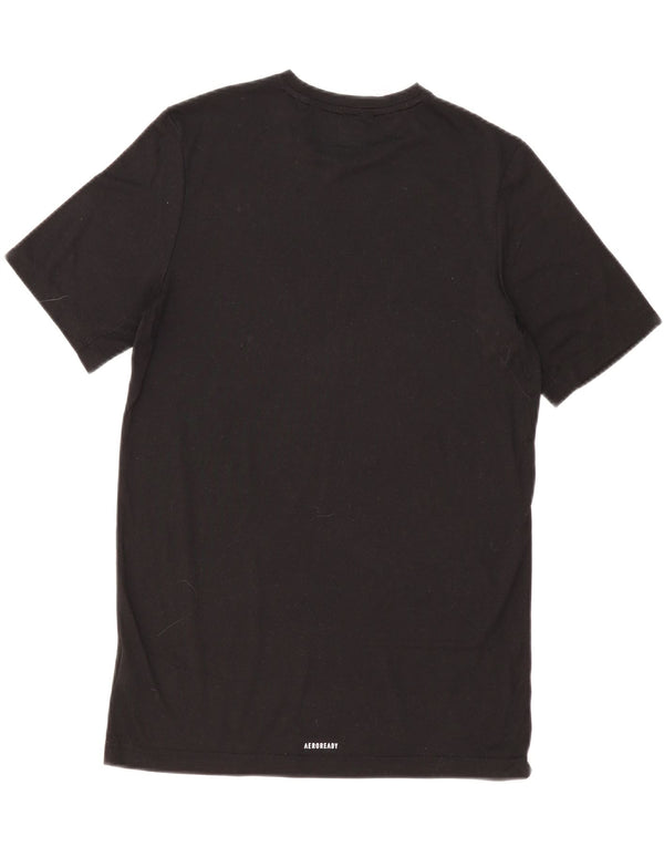 Maglietta Adidas Aeroready Graphic da bambino 15-16 anni in poliestere nero