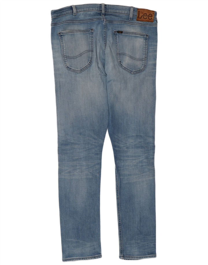 Jeans slim Lee invecchiati Luke da donna W36 L32 cotone blu