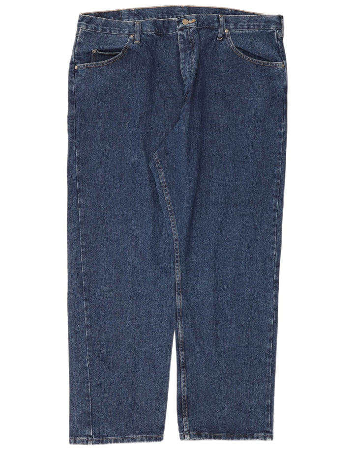 Jeans dritti da uomo Wrangler W42 L30 cotone blu
