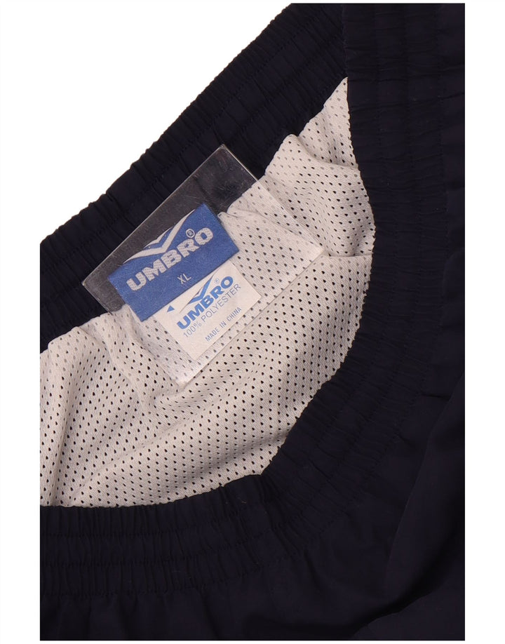 Pantaloncini sportivi Umbro da uomo XL blu navy in poliestere