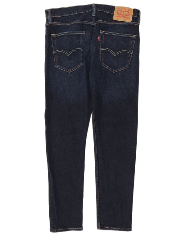 LEVI'S Jeans da uomo 512 slim affusolati W34 L30 cotone blu navy