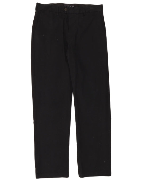 MARKS & SPENCER Pantaloni da abito dritti Harbour blu da uomo W32 L31 Blu navy