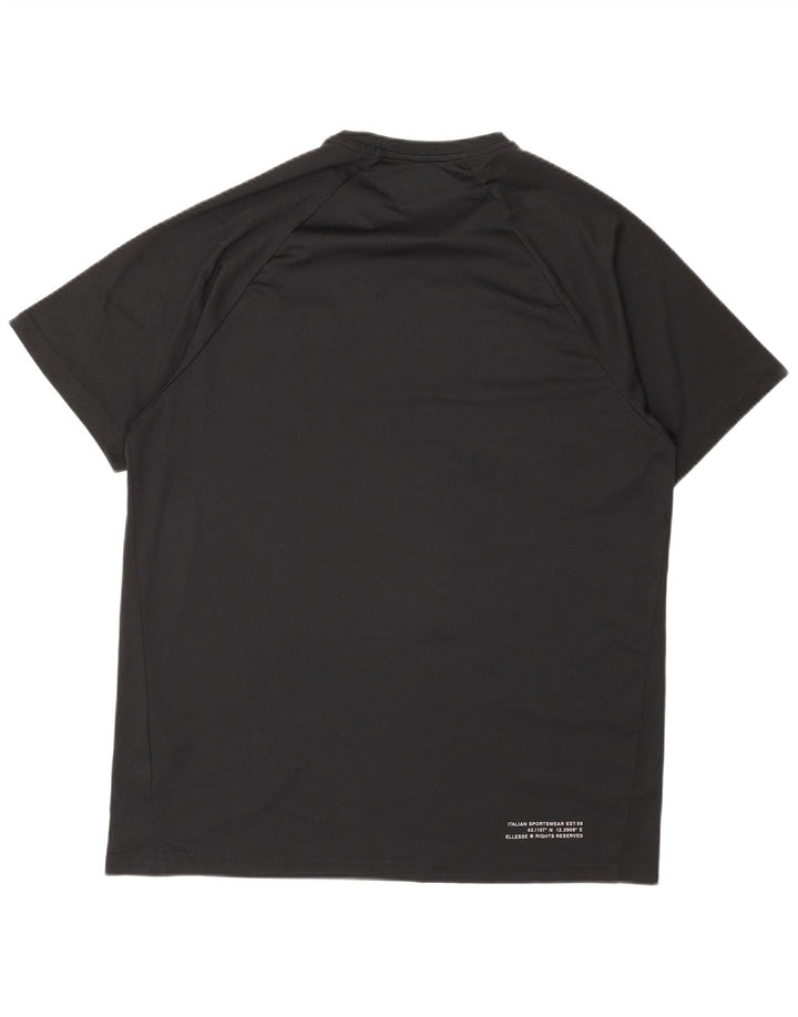 T-shirt da uomo Ellesse Top XL poliestere nero