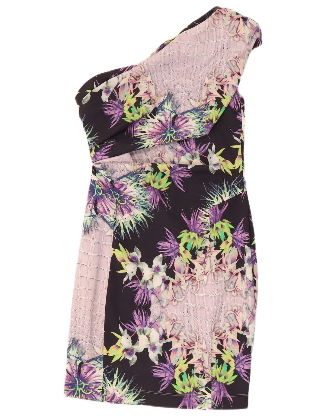 Abito monospalla donna Just Cavalli IT 42 Medio multicolore floreale