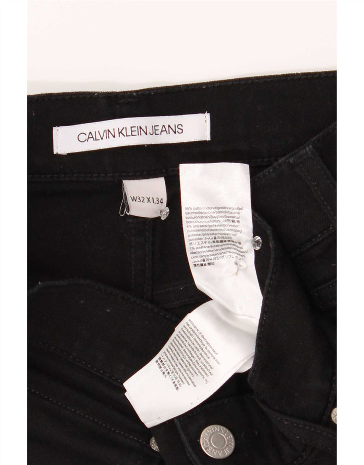 Jeans slim da uomo Calvin Klein W32 L34 cotone nero