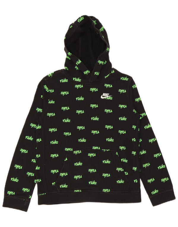 Felpa con cappuccio Nike Graphic Standard Fit da ragazzo 13-14 anni XL Nera