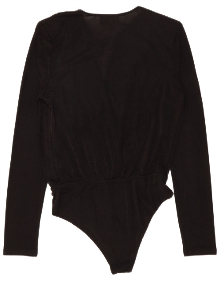 Body a maniche lunghe da donna Coast UK 14 Large Nero Poliestere