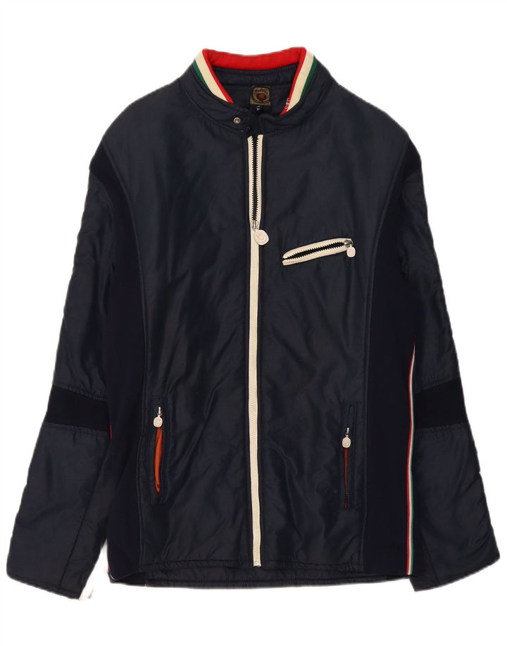 Giacca da corsa da uomo MCROSS UK 38 Medium Navy Blue Colourblock