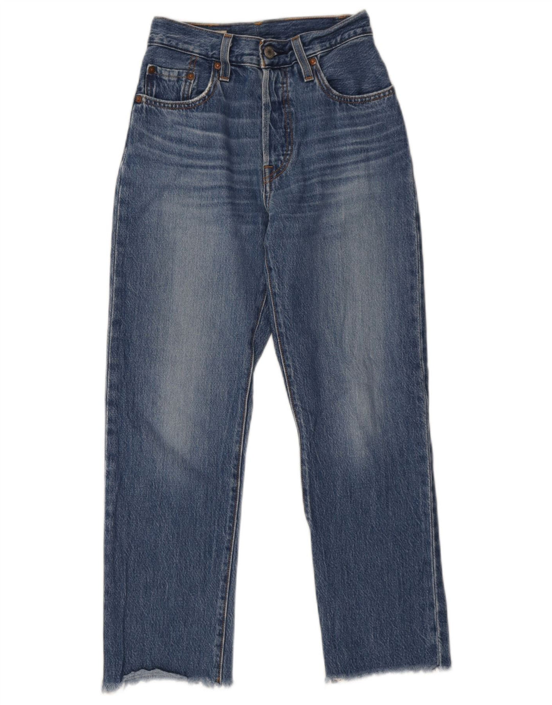 Jeans dritti Levi's 501 da donna W24 L26 cotone blu
