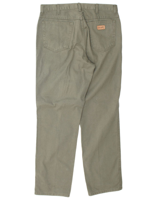 Pantaloni casual dritti da uomo Wrangler Ohio W36 L32 cotone verde