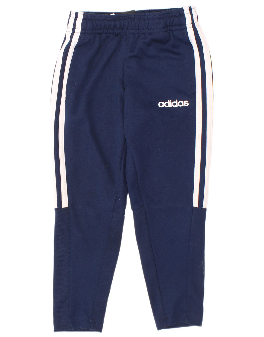Pantaloni da tuta Adidas Climalite da ragazzo 3-4 anni in poliestere blu navy