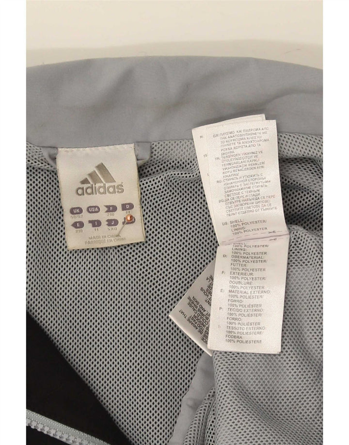 Giacca da tuta da uomo Adidas UK 50/52 2XL Poliestere color block nero