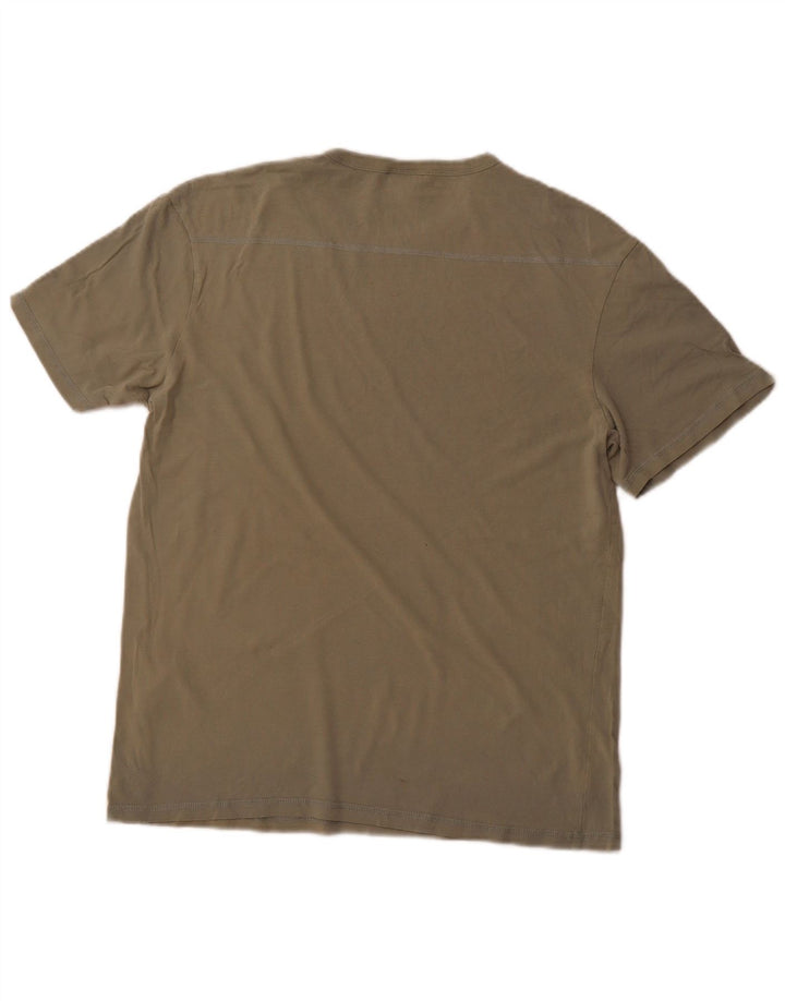JACK & JONES T-shirt da uomo grande in cotone kaki