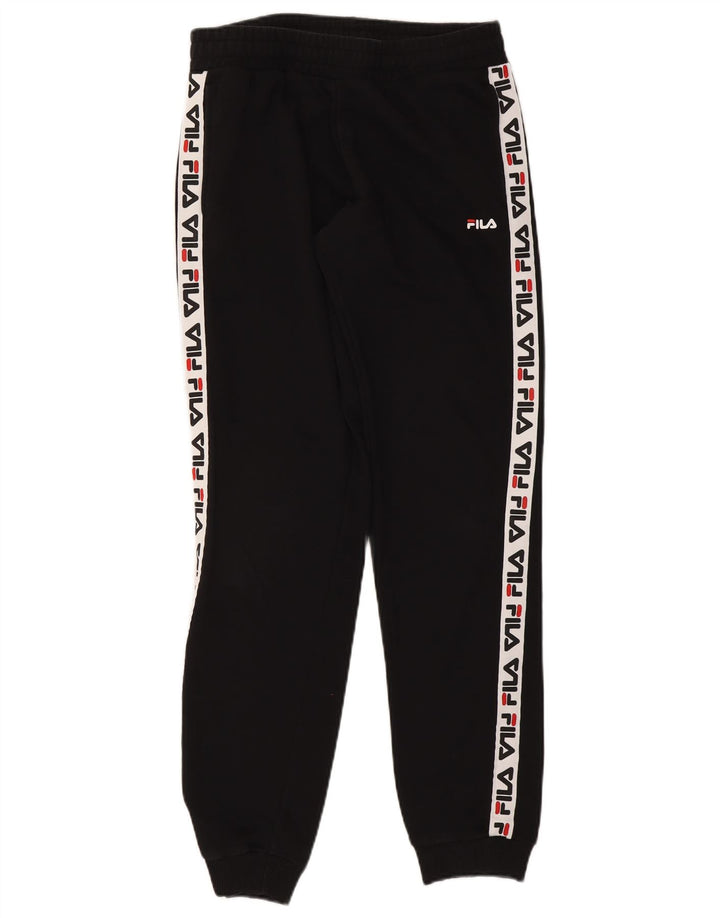 Pantaloni da tuta grafica da uomo Fila Joggers Medium Black Colourblock