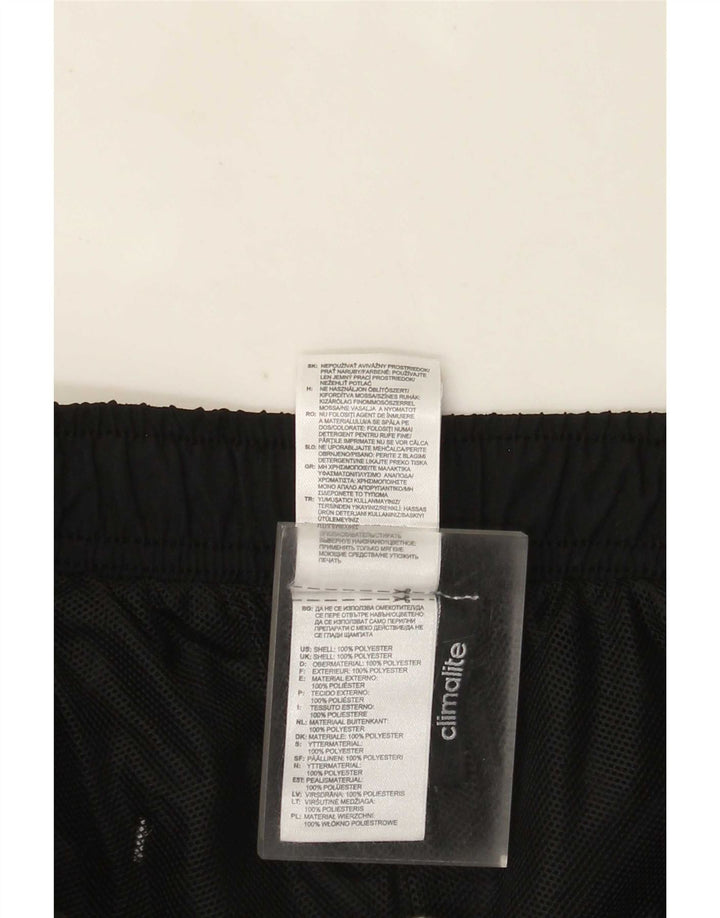 Pantaloncini sportivi Adidas Climalite Graphic da uomo in poliestere nero medio