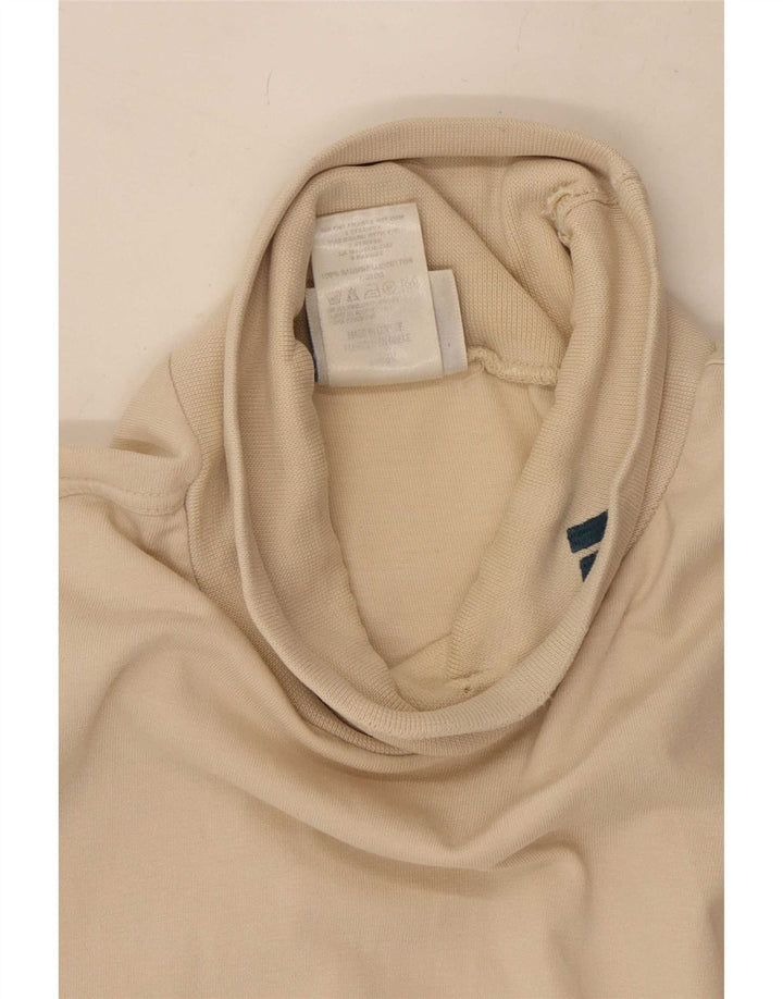 Adidas Maglia a maniche lunghe da uomo UK 38/40 Cotone beige medio