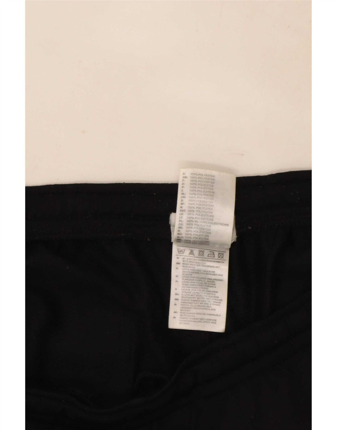 Pantaloni da tuta da uomo Adidas Joggers UK 38/40 Medium Nero Poliestere
