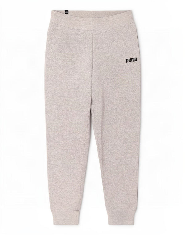 Pantaloni da tuta da donna Puma Joggers UK 10 Small Grey Flecked Cotton