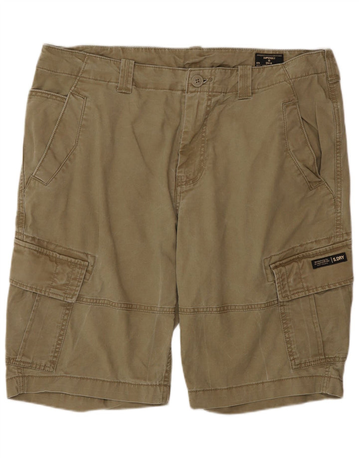 Pantaloncini cargo da uomo Superdry W36 Large Beige Cotton