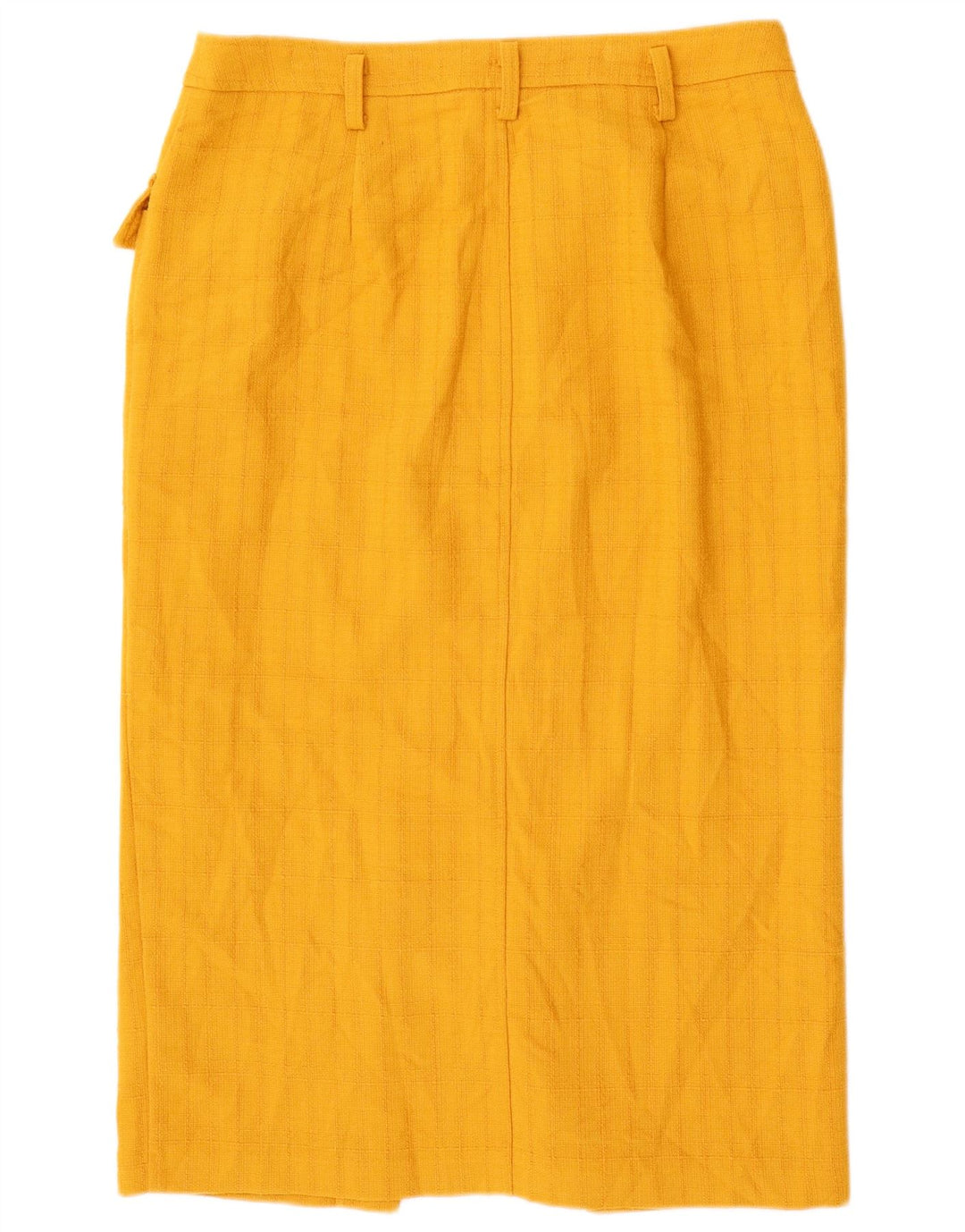 Gonna cargo da donna Marks & Spencer UK 14 Large W34 Poliestere giallo